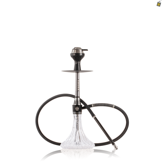 Hevil Hookah with Radium Base - Silver