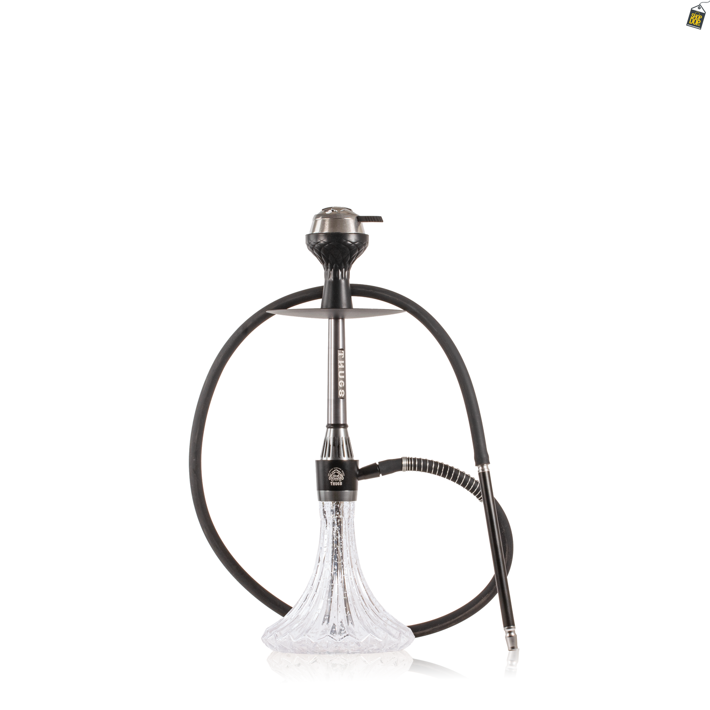 Hevil Hookah with Radium Base - Silver