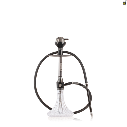 Hevil Hookah with Radium Base - Silver