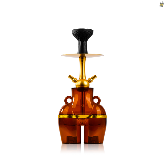 Thugs Hippy Acrylic Hookah - Dual Pipe (Coffee)