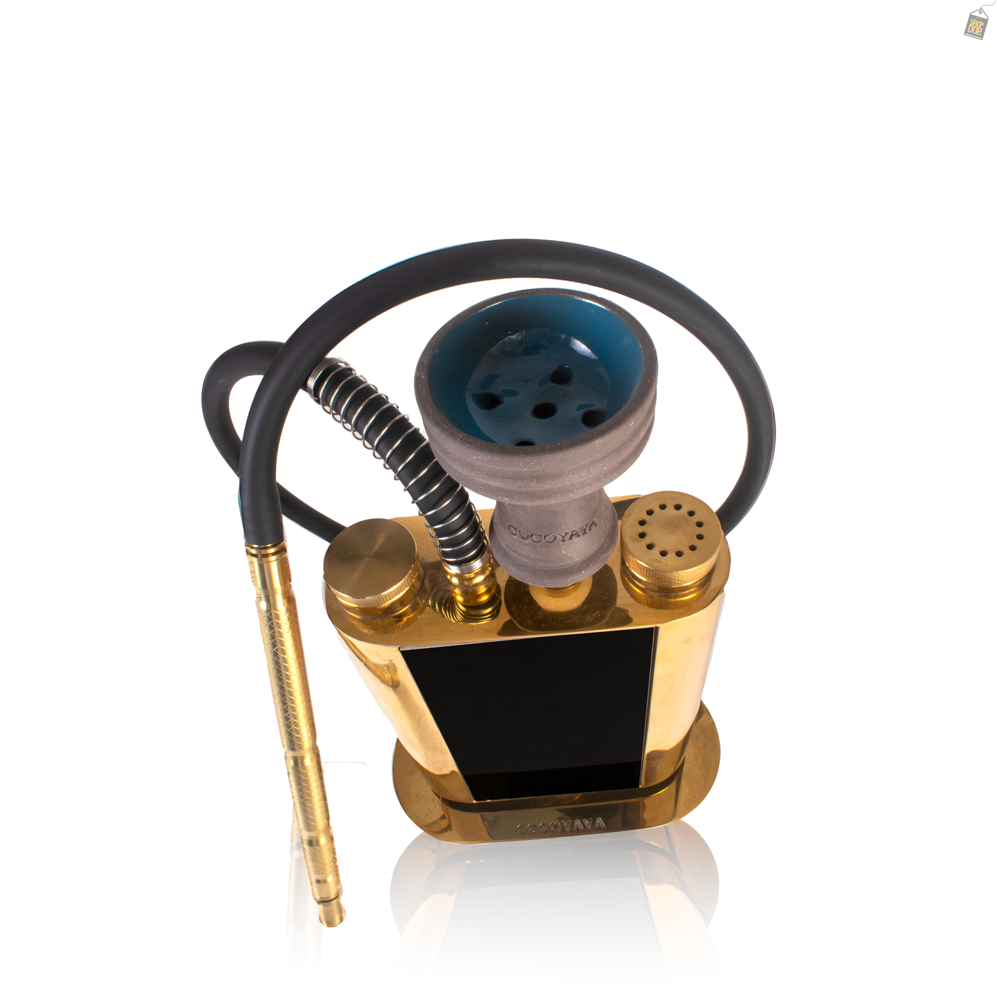 COCOYAYA Hipster Hookah - Golden