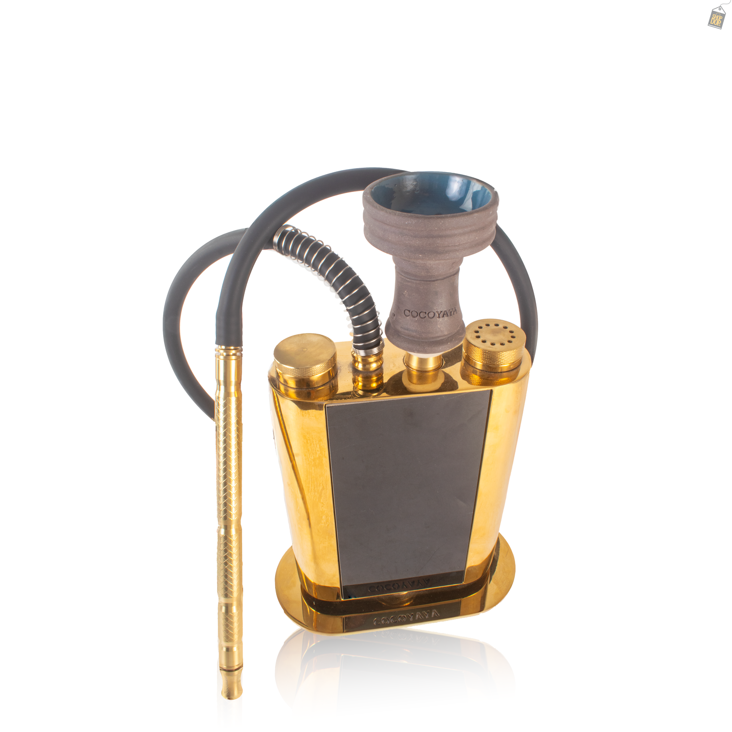 COCOYAYA Hipster Hookah - Golden