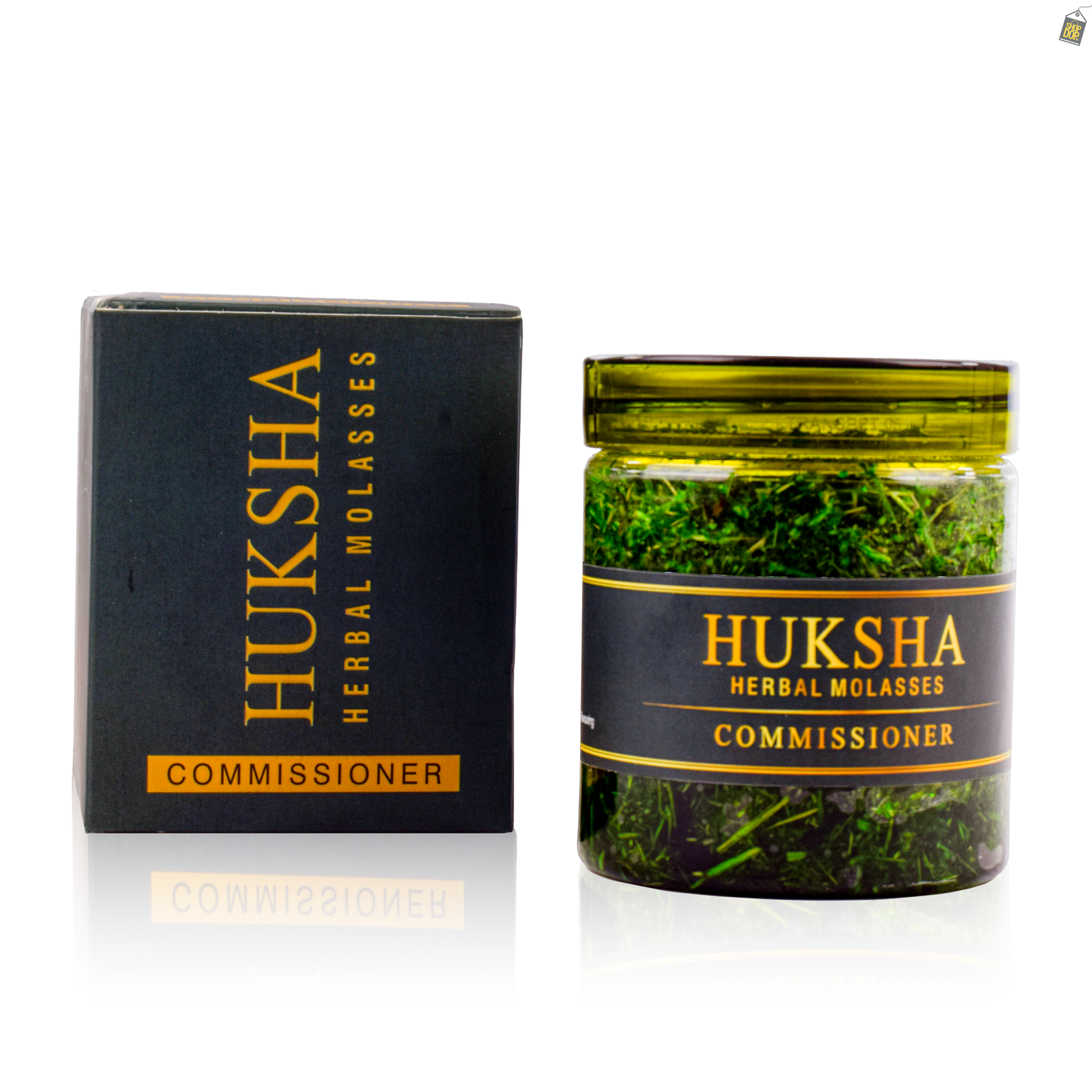 Huksha Herbal Commissioner Hookah Flavor - 250g Jar