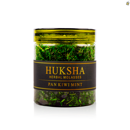Huksha Herbal Pan Kiwi Mint Hookah Flavor - 250g Jar