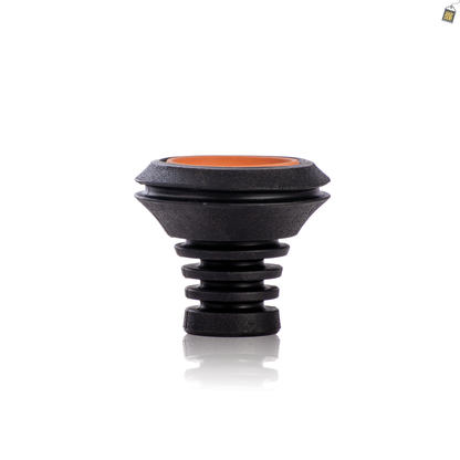 Hydra Chillum / Bowl (Silicone Covered Clay) - Black