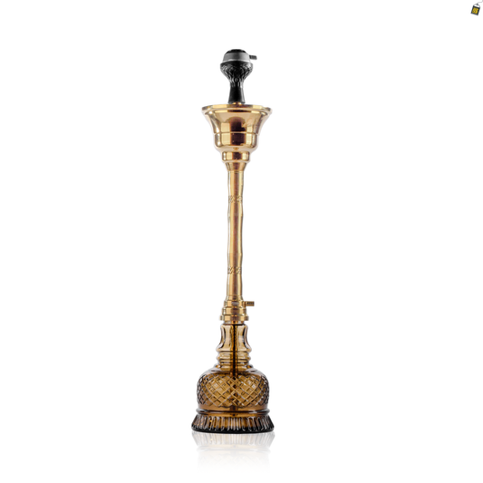 VG Foggit Iceboom Hookah - Gold Stem / Grey Base