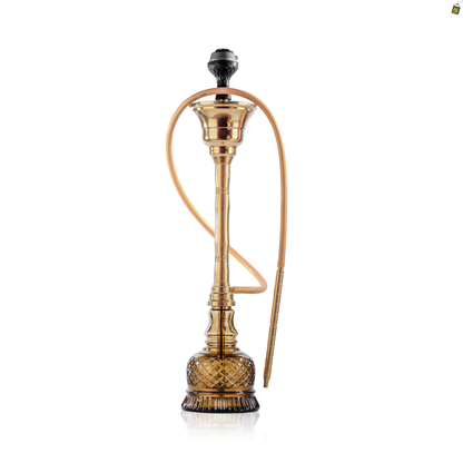 VG Foggit Iceboom Hookah - Gold Stem / Grey Base
