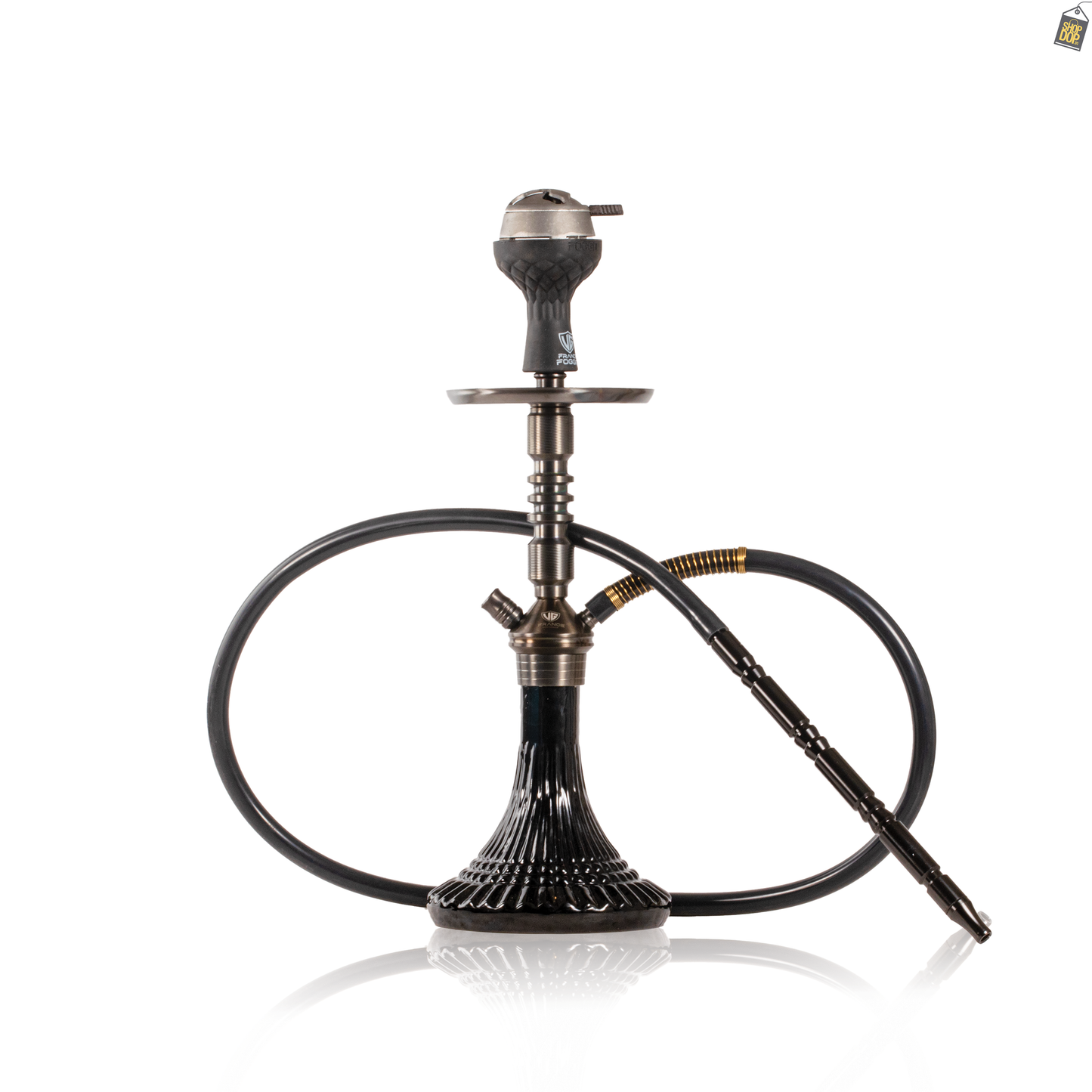 VG Joe R3 Hookah with Bag - Black Stem / Black Line Base