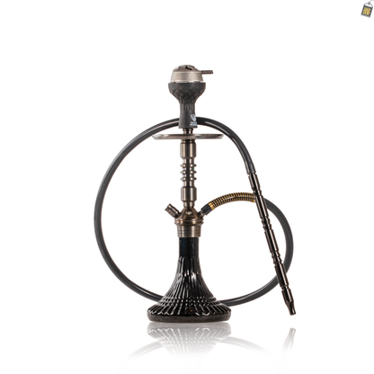 VG Joe R3 Hookah with Bag - Black Stem / Black Line Base