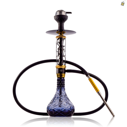 Jungle Roar Hookah with Bag - Black
