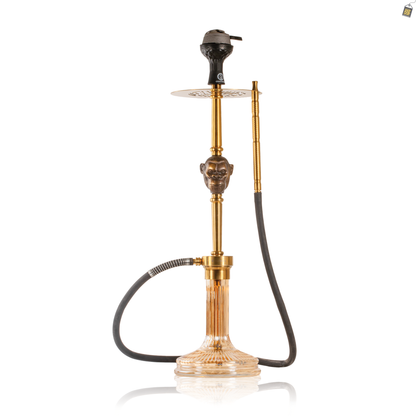COCOYAYA Jungle Series Wild Jo Hookah - Golden Stem / Gold Base