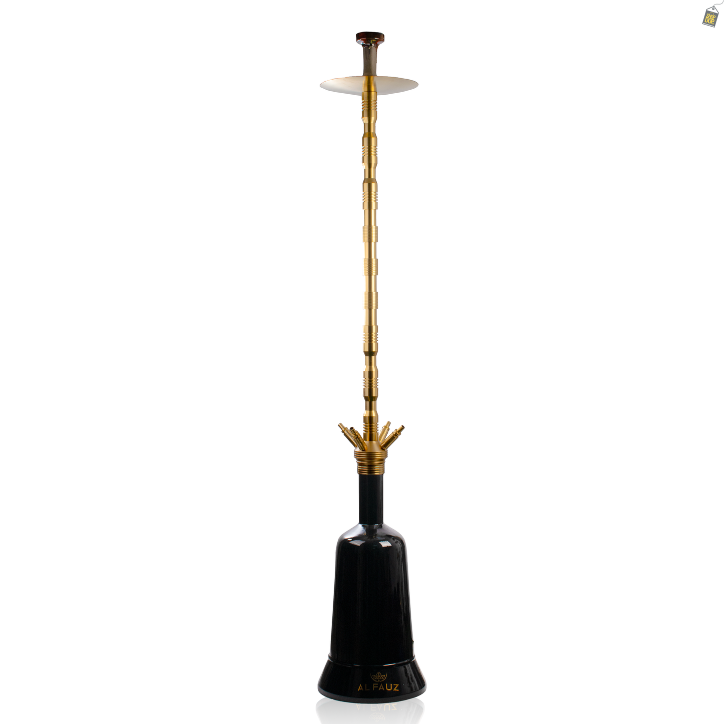 Khaleeji 4 Pipe Hookah - Golden