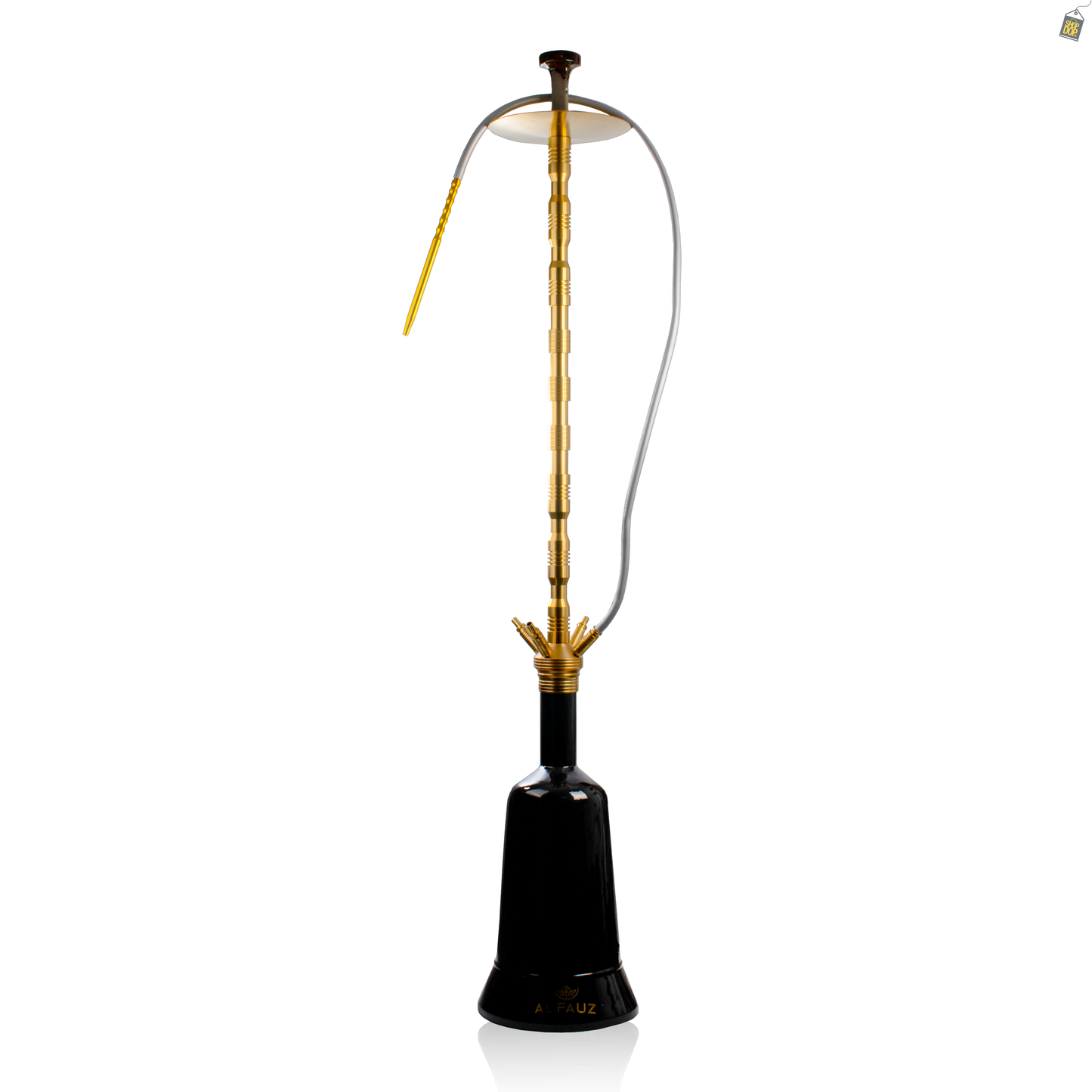 Khaleeji 4 Pipe Hookah - Golden