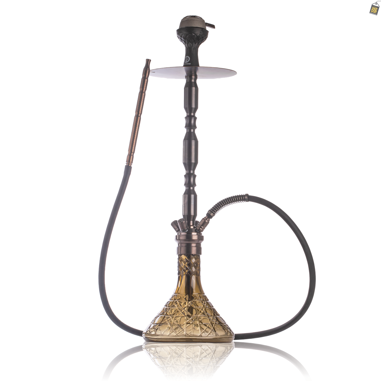 COCOYAYA King Series Brando Hookah - Black Stem / Light Green Base