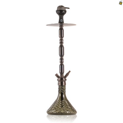 COCOYAYA King Series Brando Hookah - Bronze Stem / Grey Base