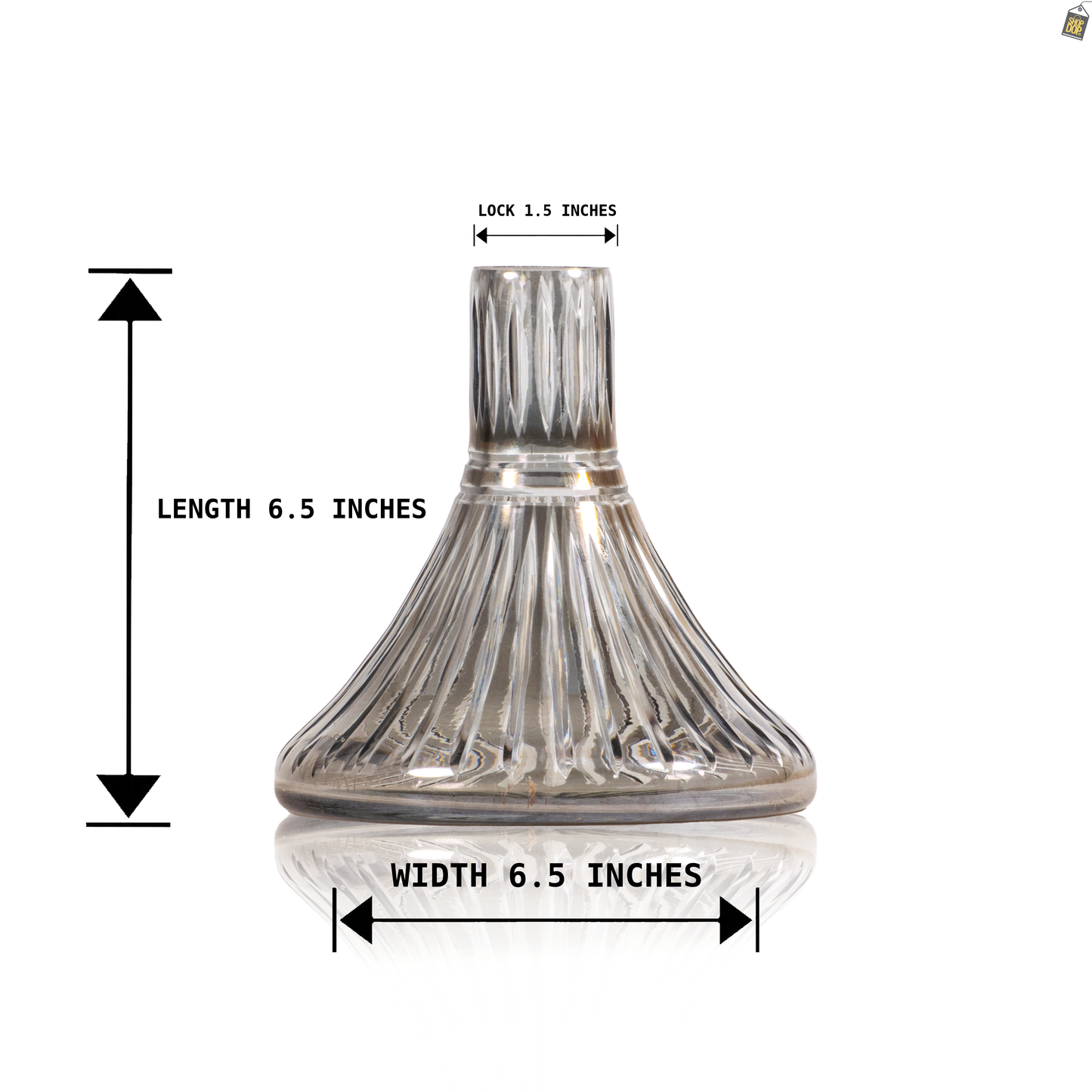 COCOYAYA Lala Hookah Glass Replacement Base Only (Without Lock)