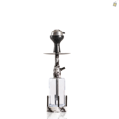 Lantern Hookah with LED Light - Silver