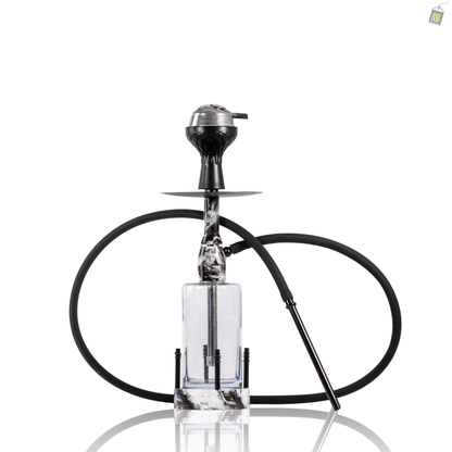 Lantern Hookah with LED Light - Silver