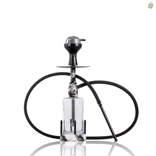 Lantern Hookah with LED Light - Silver