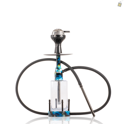 Lantern Hookah with LED Light - Blue