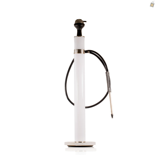 LED Tower Hookah - White