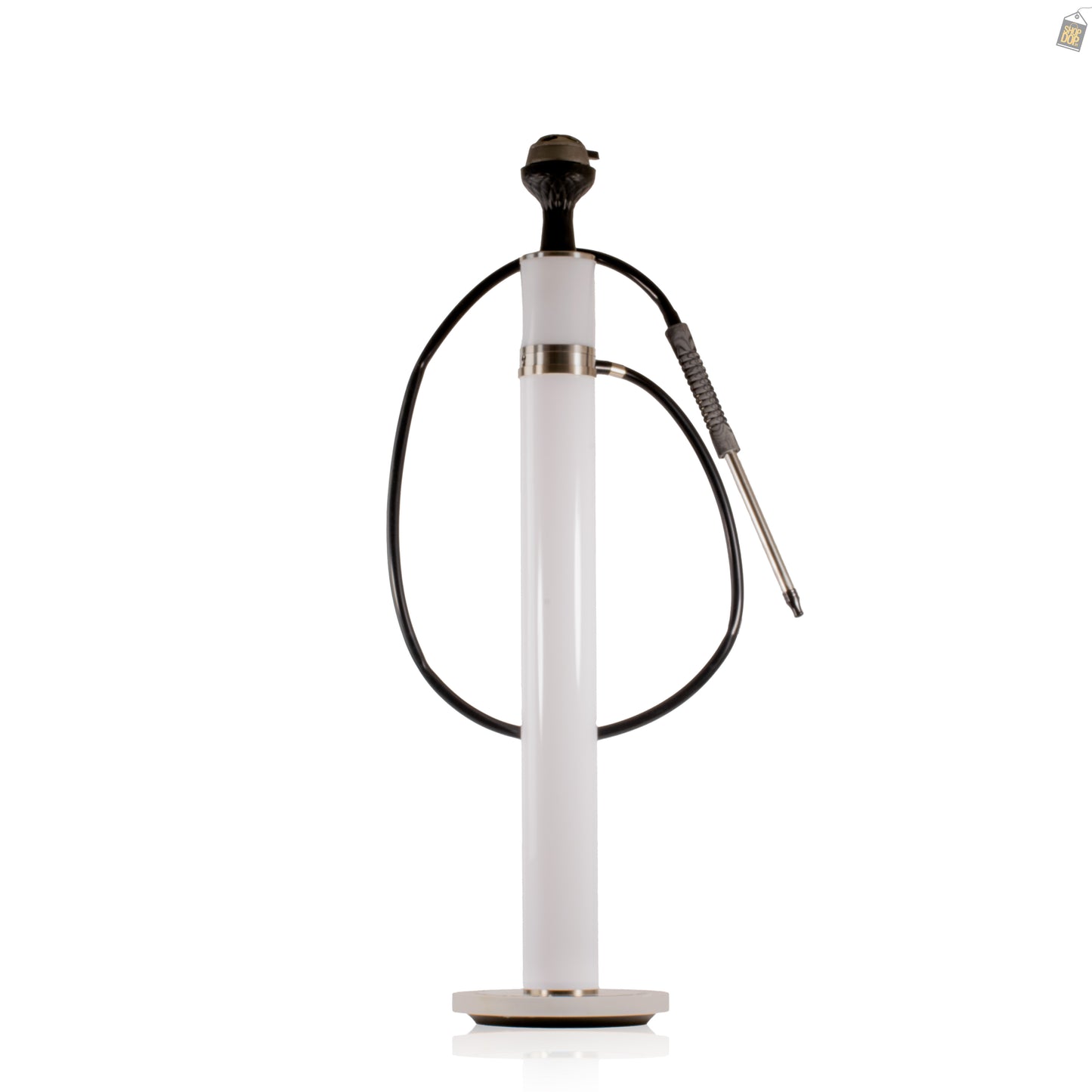 LED Tower Hookah - White