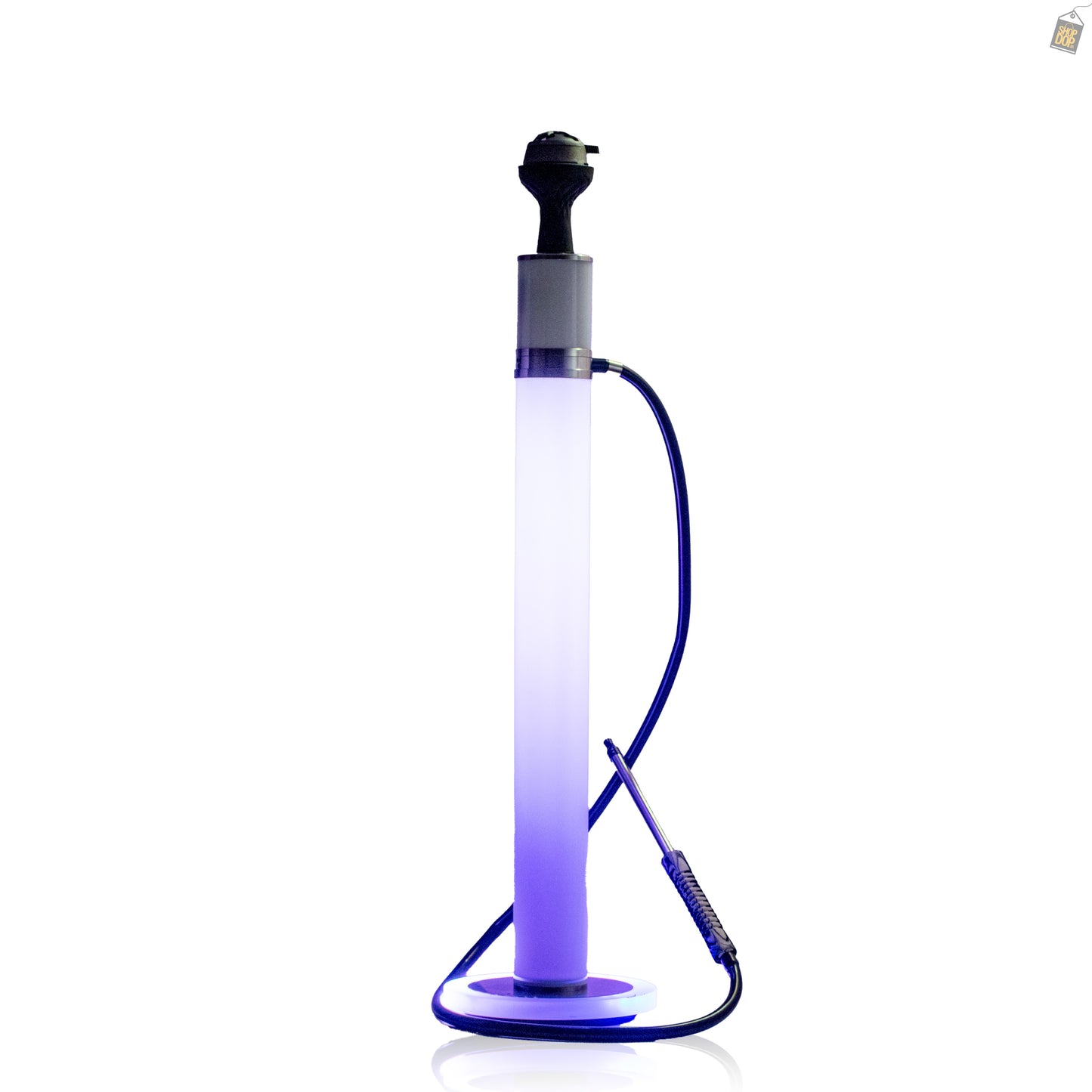 LED Tower Hookah - White