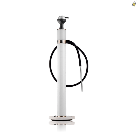 LED Tower Hookah - White