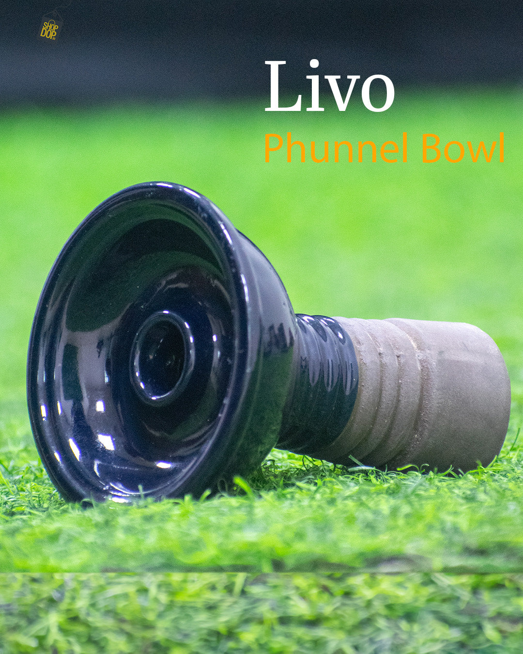 Livo Hookah Phunnel Chillum - Dark Blue