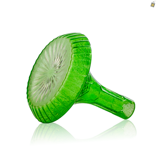 Lucid Glass Hookah Replacement Base - Green (Lock)