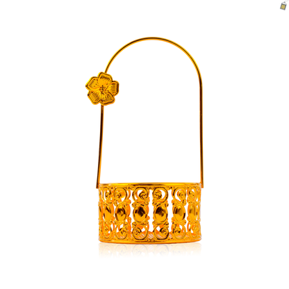 Mini Cafe Hookah Coal Holder - Golden