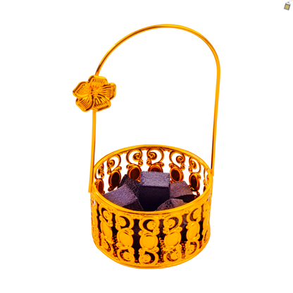 Mini Cafe Hookah Coal Holder - Golden