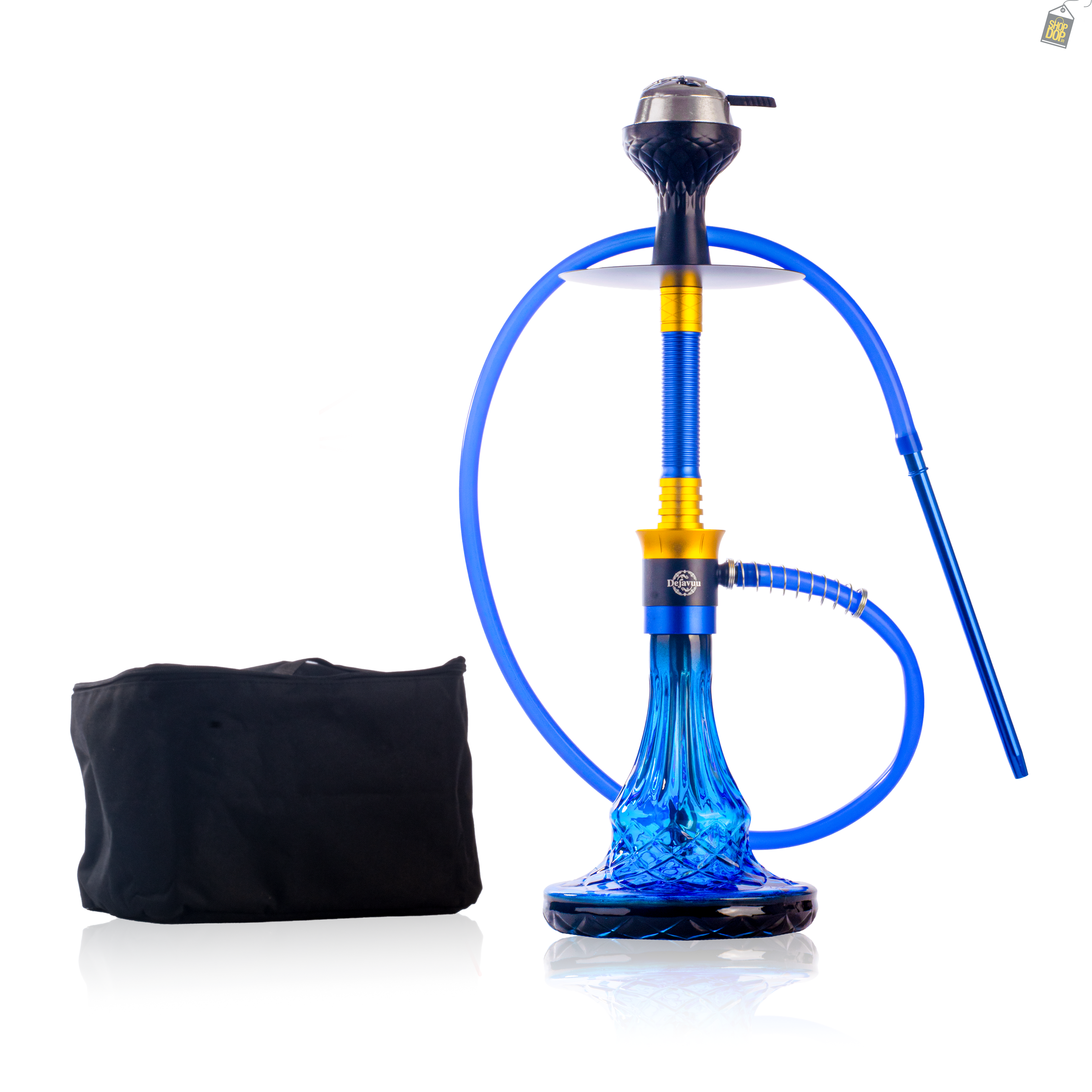 Buy Mini Terra Hookah - Blue | Dejavuu Shisha – shopdop.in