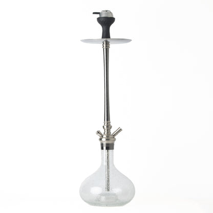 MKS Long Russian Design Tao Hookah - Silver