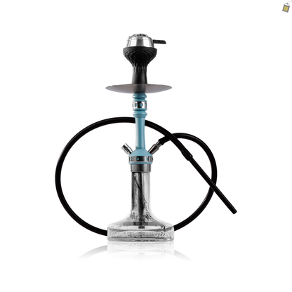 Monestry X Hookah - ICE Blue / Transparent Glass Base