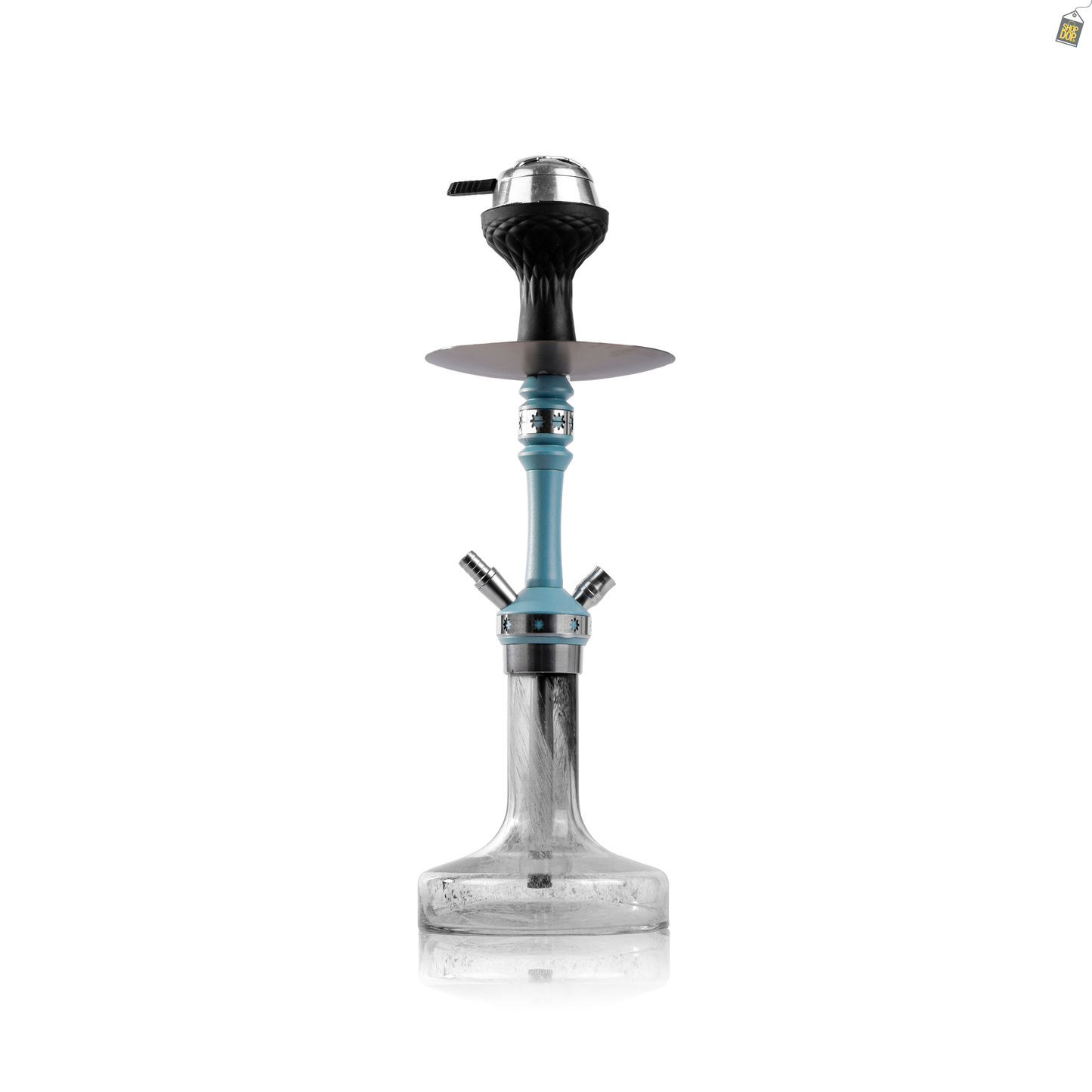 Monestry X Hookah - ICE Blue / Transparent Glass Base