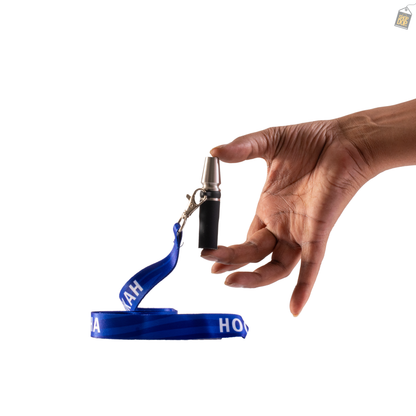 Metal Hookah Mouth Tip / Nozzle with Lanyard