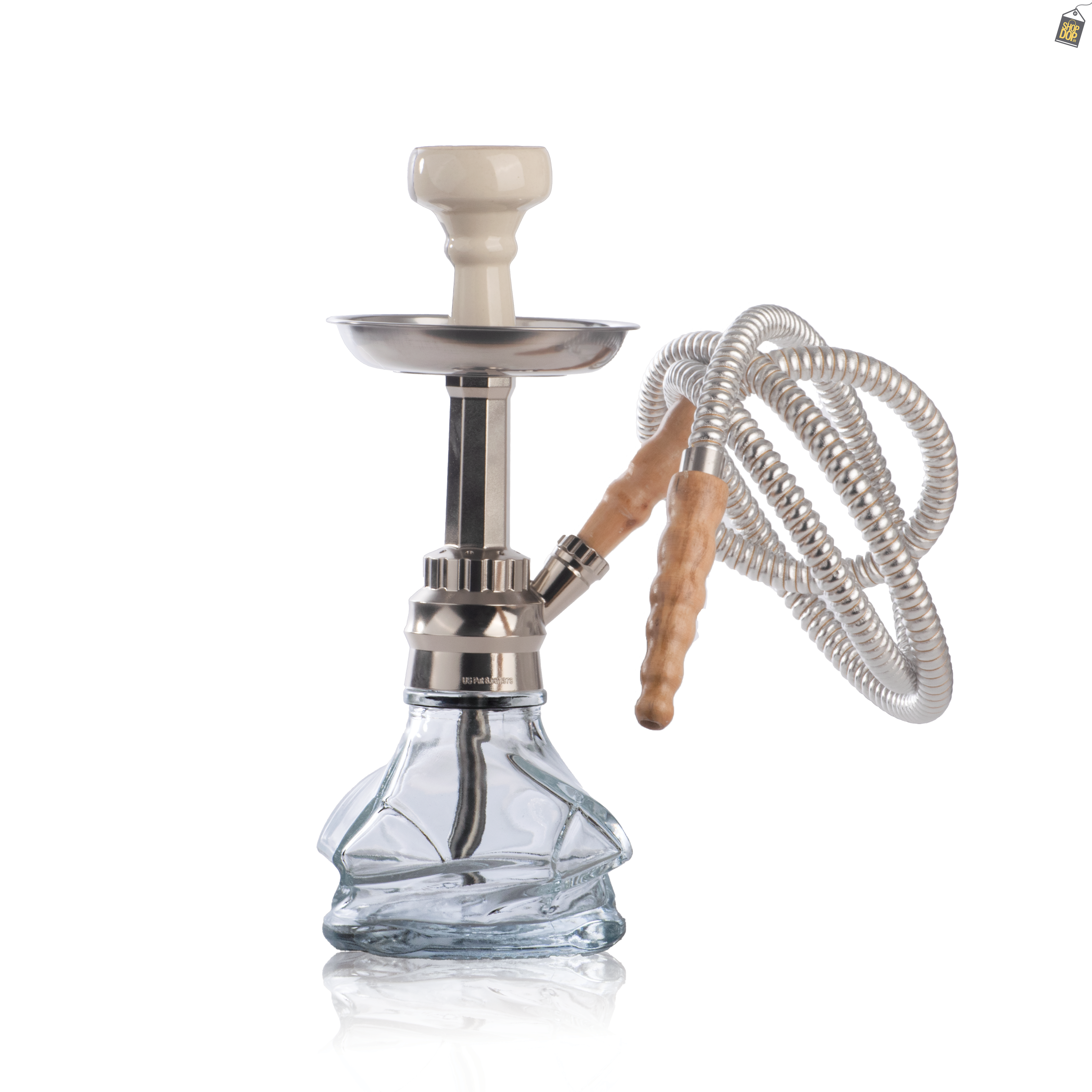 Buy MYA Chico Hookah - Silver – shopdop.in