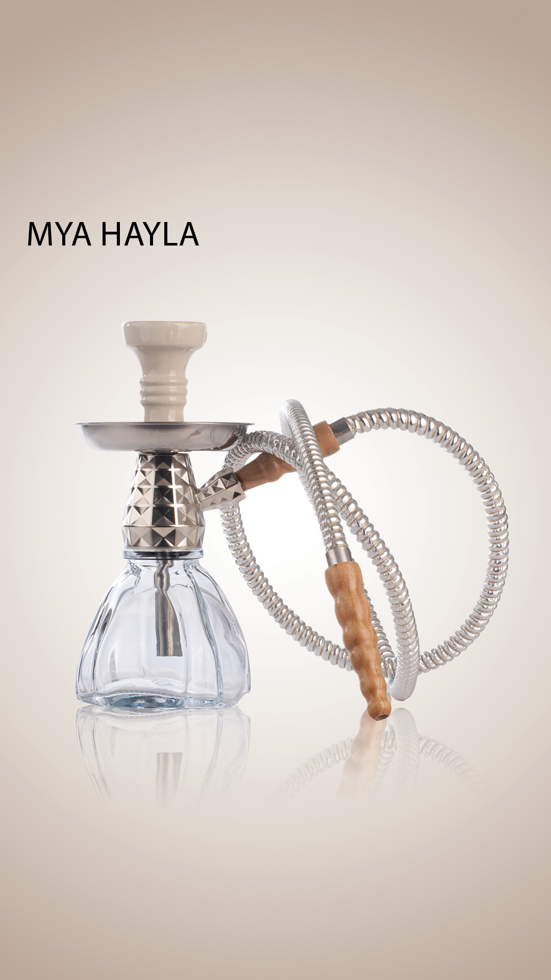 MYA Hayla Hookah - Silver