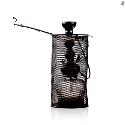 MYA Econo QT Hookah with Cage - Grey