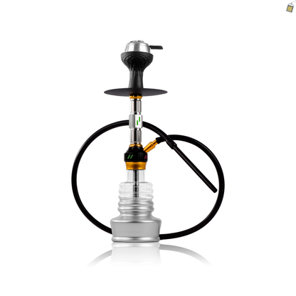 Neon Sky X Hookah - Silver Stem / Silver Base