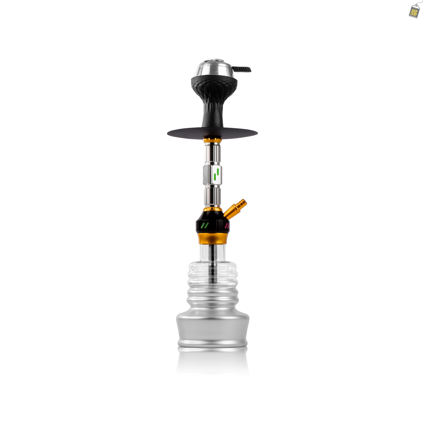 Neon Sky X Hookah - Silver Stem / Silver Base