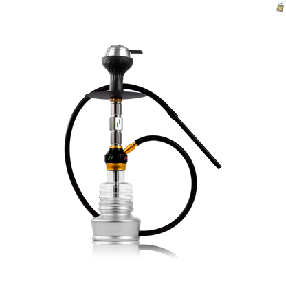 Neon Sky X Hookah - Silver Stem / Silver Base