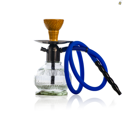 Noddy Baller Hookah - Black Stem / Transparent Base