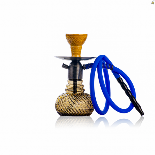 Noddy Supiro Hookah - Black Stem / Grey Base