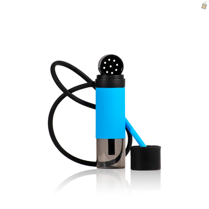 Nomad Acrylic Bottle Shape Car Hookah - Blue