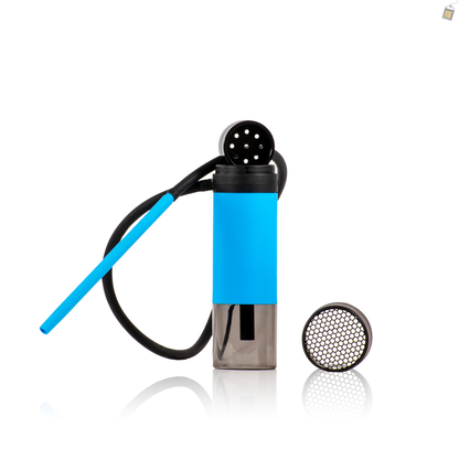 Nomad Acrylic Bottle Shape Car Hookah - Blue