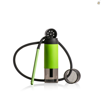 Nomad Acrylic Bottle Shape Car Hookah - Green