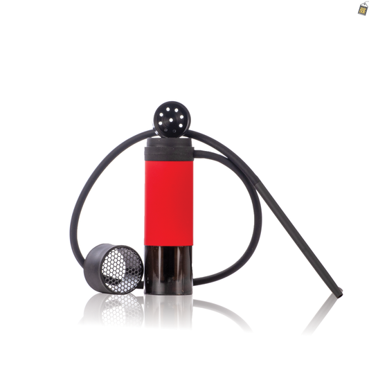 Nomad Acrylic Bottle Shape Car Hookah - Red