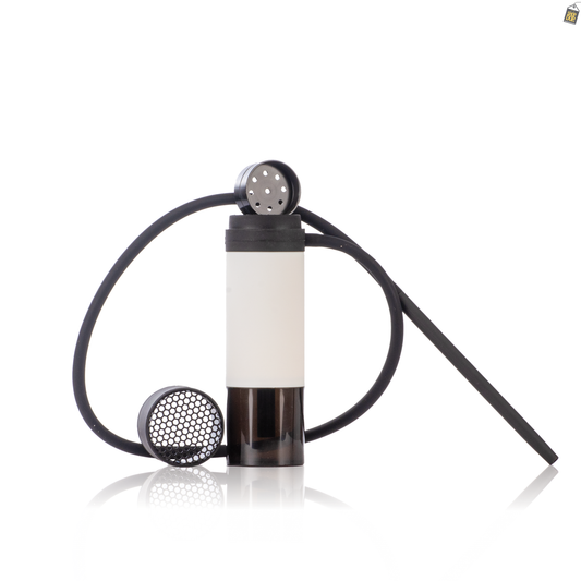 Nomad Acrylic Bottle Shape Car Hookah - White